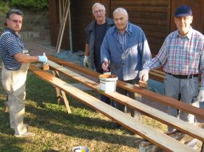 Neue Terrasse am Bürgertreff fertiggstellt