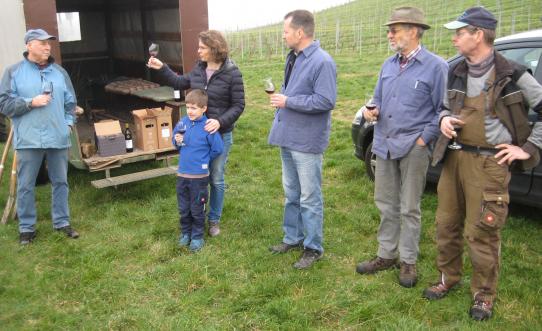 Kooperation „Weingut Jung und Knobloch“ und “Volontäre für Albig“