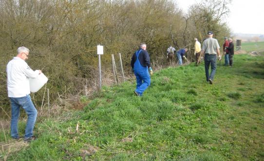 Kooperation „Weingut Jung und Knobloch“ und “Volontäre für Albig“
