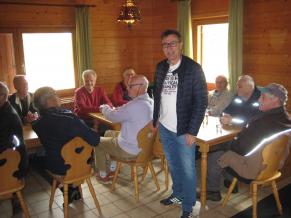 Volontäre nach dem Arbeitseinsatz