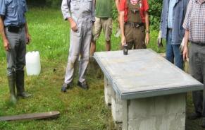 Picknicktisch 2.0 in Albig-Ost und Pflegearbeiten in den Reilchen