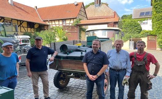 Lieferung der Nistkästen