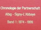 Chronologie der Partnerschaft Albig-Signy-L&#039;Abbaye