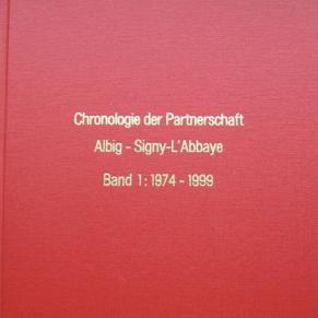 Chronologie der Partnerschaft Albig-Signy-L`Abbaye