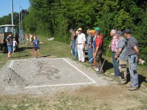 Weitsprunggrube (nachher)