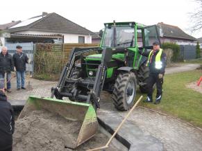 Sand auf den Spielplätzen aus hygienischen Gründen ausgetauscht 