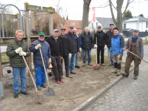 Sand auf den Spielplätzen aus hygienischen Gründen ausgetauscht 