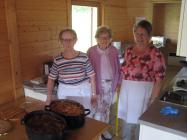 Inge Geyer, Gisela Rauch und Ruth Trautwein - 3 excellente Gastgeberinnen und Köchinnen