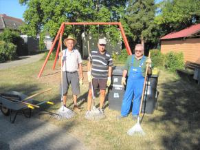 Volontäre für Albig im Einsatz