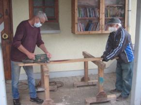 Arbeitseinsatz der Volontäre