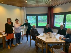 Frühstück bei der evangelischen Kirchengemeinde