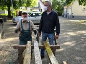 Bänkesanierung (vorher)