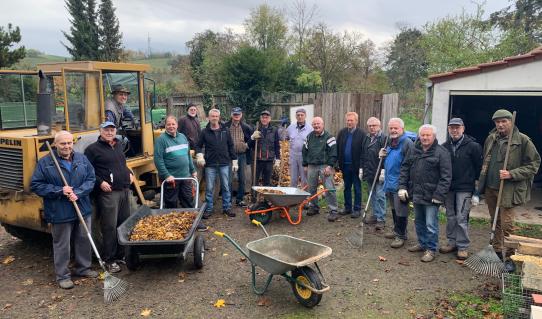Friedhofspflege vor dem Todessonntag
