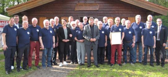 Landrat Sippel ehrt die „Volontäre für Albig“ als Ehrenamtsgruppe des Monats