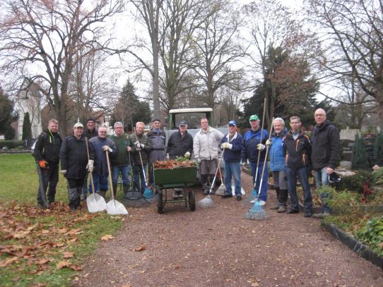 Gruppenfoto der Volontäre