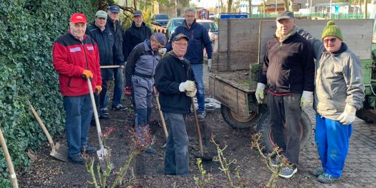 Volontäre im Einsatz