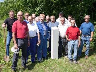 Gruppenbild der Volontäre für Albig