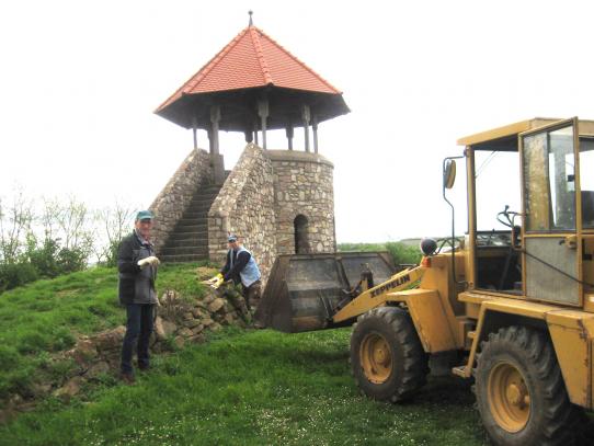 Austausch der Trockenmauer