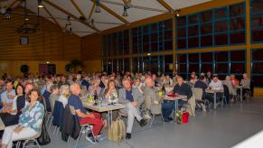 Der Saal war gut gefüllt