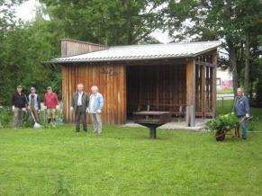 Das Sportareal wird gepflegt