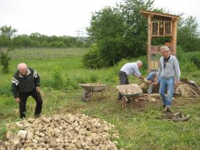DIe Arbeiten am Lebensturm
