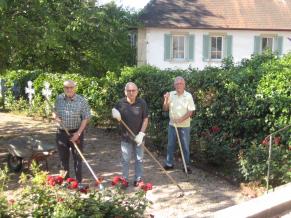 Volontäre bei der Arbeit