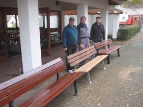 Sanierung der Gemeindesitzbänke