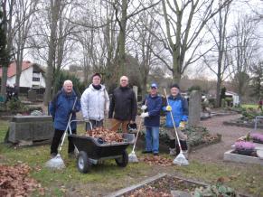 Es kam viel Laub zusammen