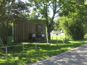 Die Motivtafel der VG-Weinkönigin