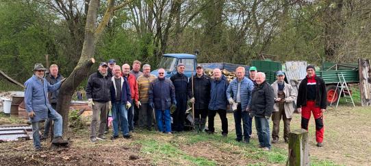 Einsatzteam der Volontäre für Albig