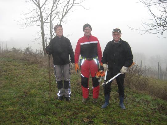 Die Volontäre waren gut ausgerüstet