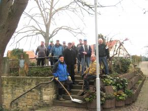 Die Volontäre im Einsatz