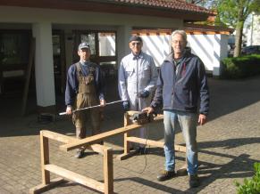 Sanierung einer Sitzbank