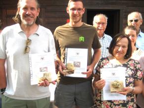 Nahaufnahme der Preisträger