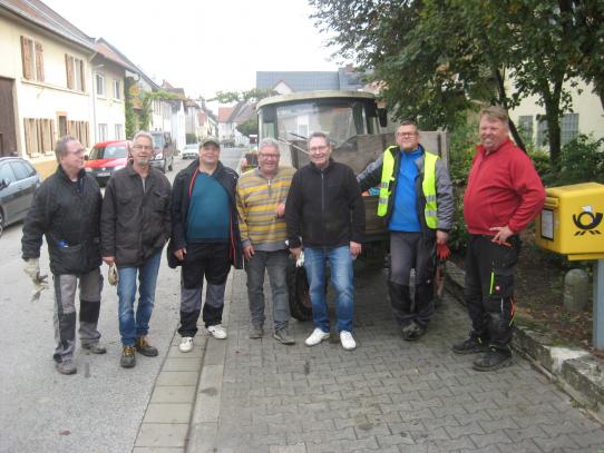 Gruppenfoto einiger Volontäre