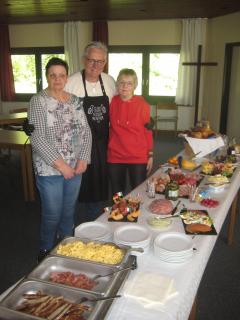 Das Frühstücksbuffet