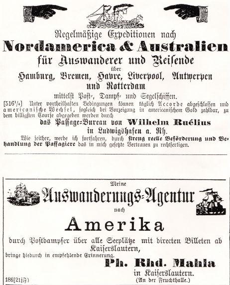 Auswanderungsagenturen