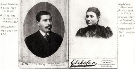 Bild aus Amerika von Geschwistern Trautwein