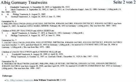 Informationen übers World Wide Web